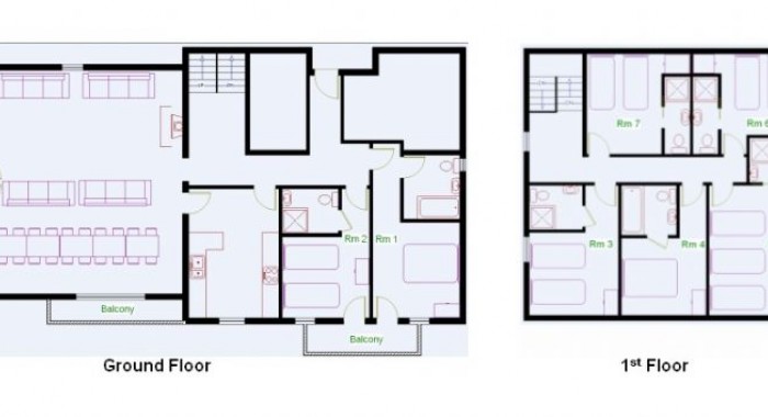 Chalet Fleur de Neige, Les Arcs: Plan Peisey ski chalet, image 8